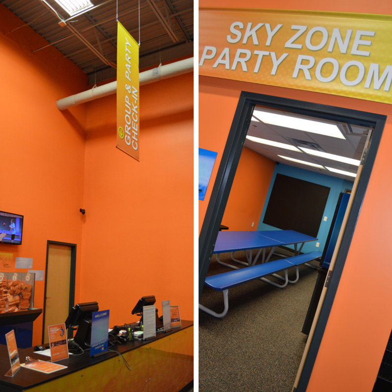 sky zone edina