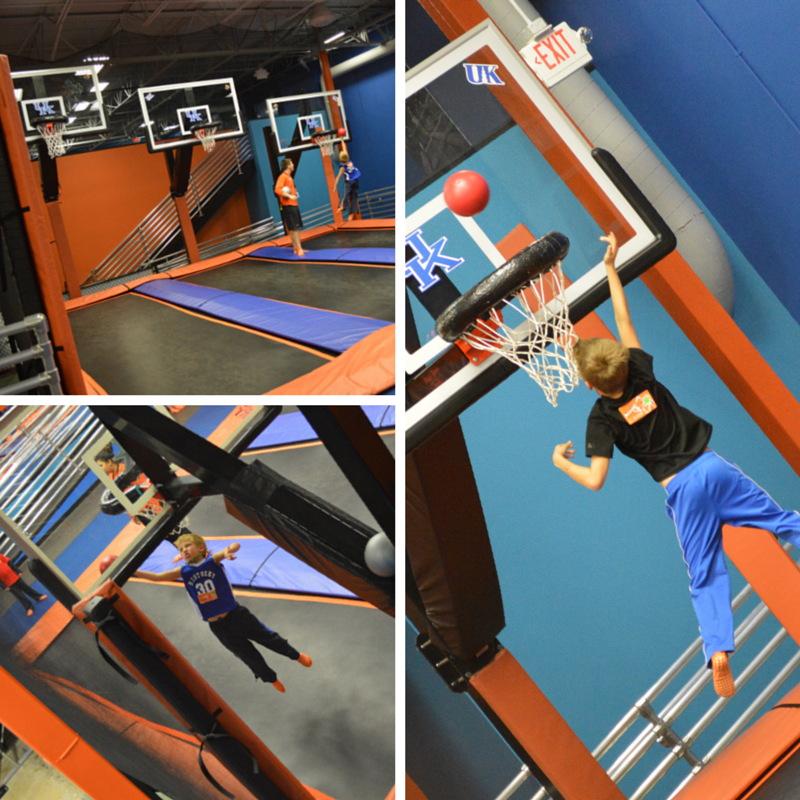 sky zone basketball