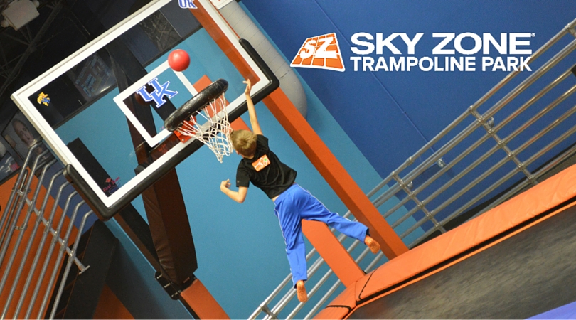 sky zone basketball