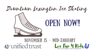 Downtown Lexington Triangle Park Ice Skating