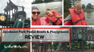 Review of Jacobson Park Playground and Pedal Boats