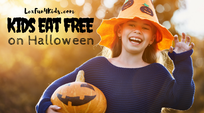 Kids eat Free Halloween graphic