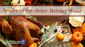 holiday pre order meals