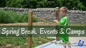 Spring Break Events and Camps Graphic
