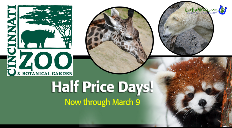 Half Price Days Cincinnati Zoo