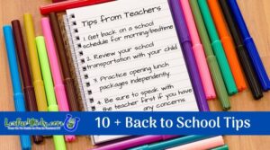 10+ Back to School Tips from Teachers