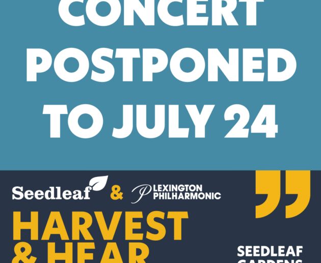 POSTPONED Harvest