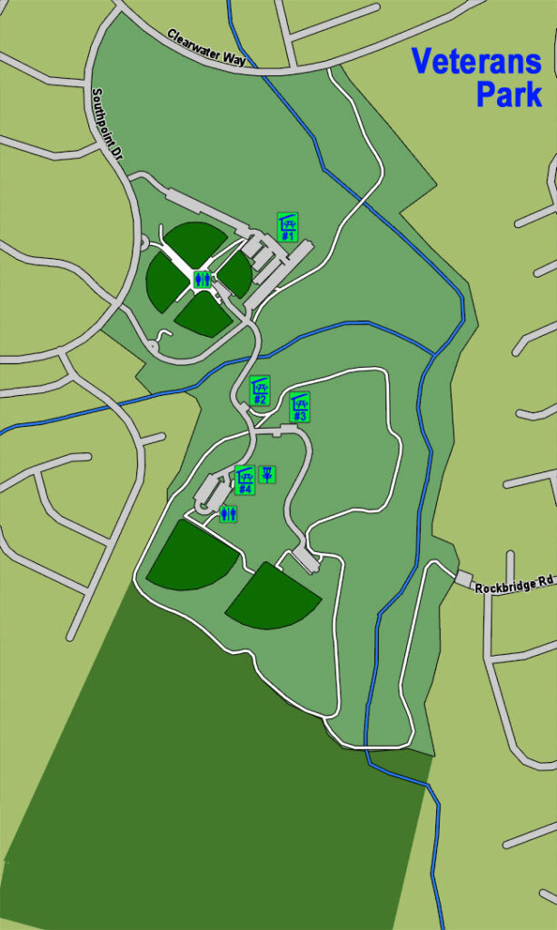 Veterans Park Map