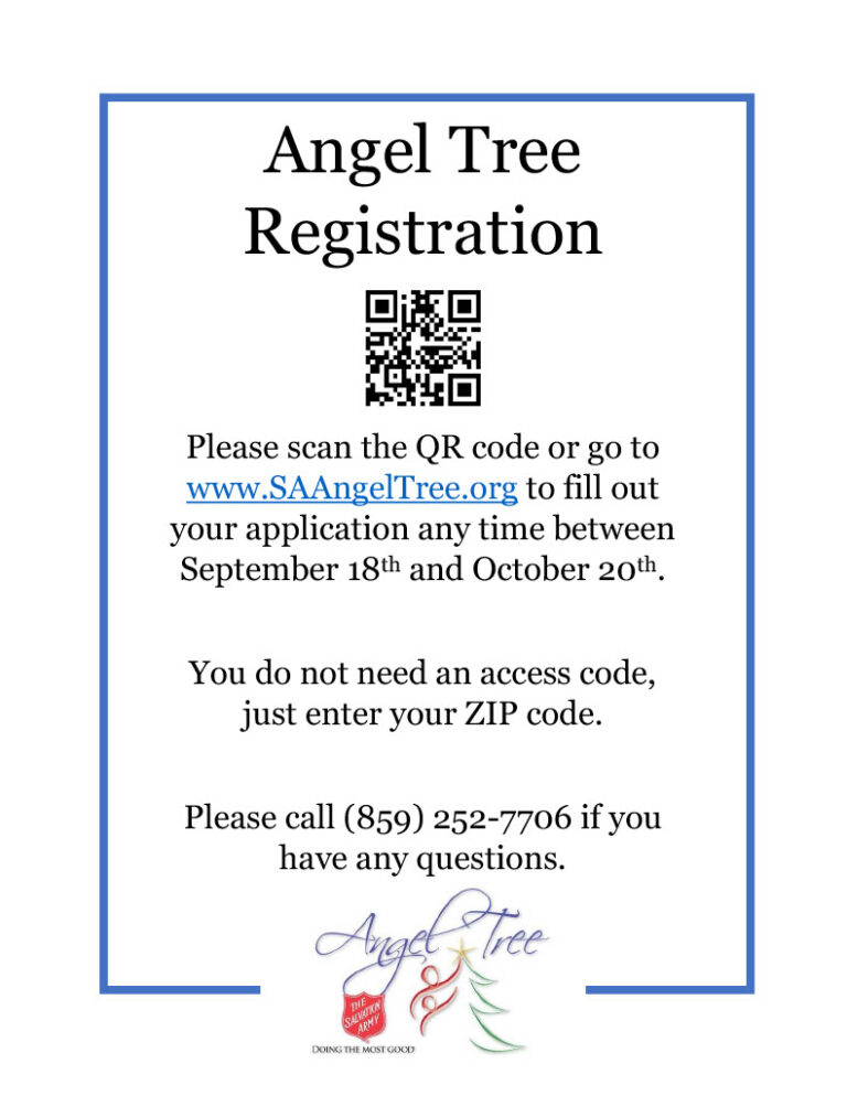 Salvation Army Angel Tree Sign Ups LexFun4Kids