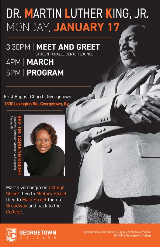 MLK day Georgetown KY Event 2022