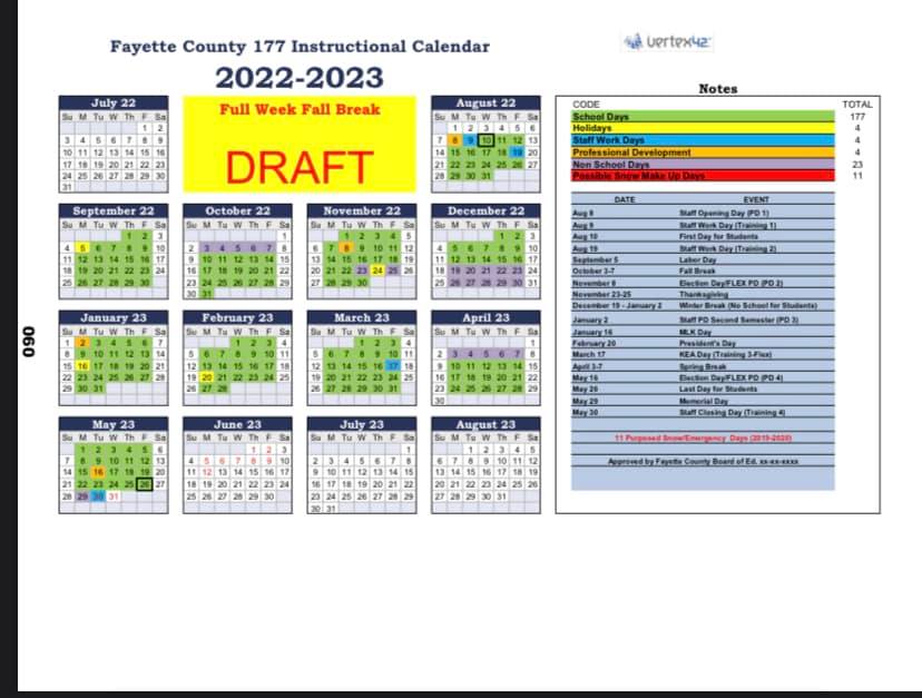 Fcps 2022 2023 Calendar Central Ky Public School Calendars - Lexfun4Kids