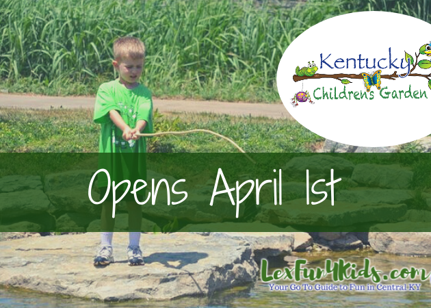 Children's Garden Opening Date Graphic 2022