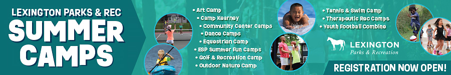 Lex Parks and Rec Camp Summer Ad 2022
