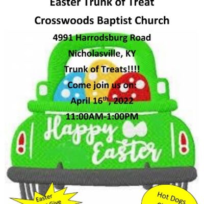 Easter Trunk of Treats