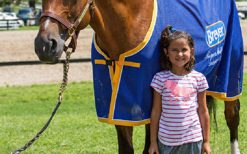 BreyerFest image girl with horse