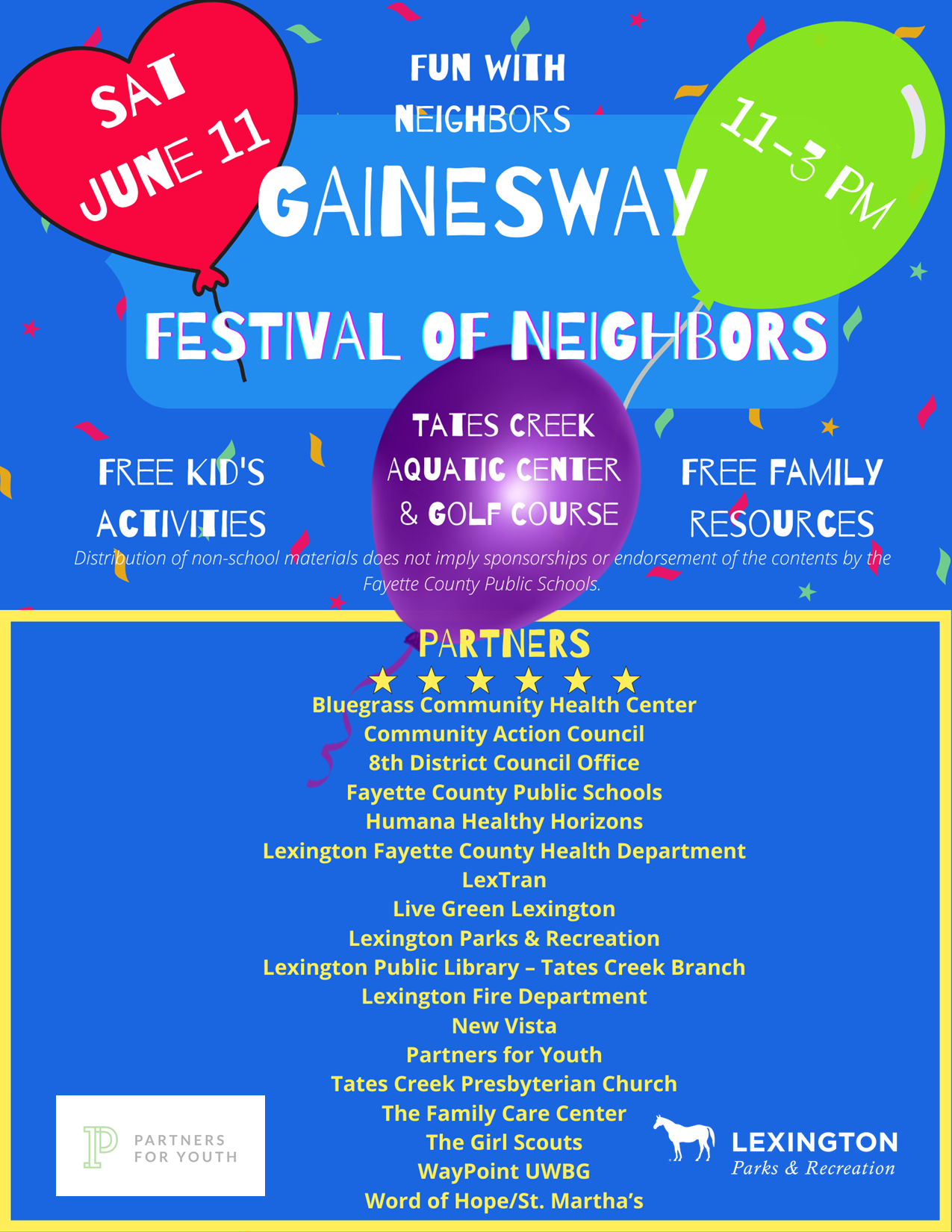 Gainesway Festival of Neighbors LexFun4Kids