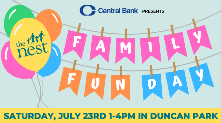 the Nest Family Fun Day Graphic