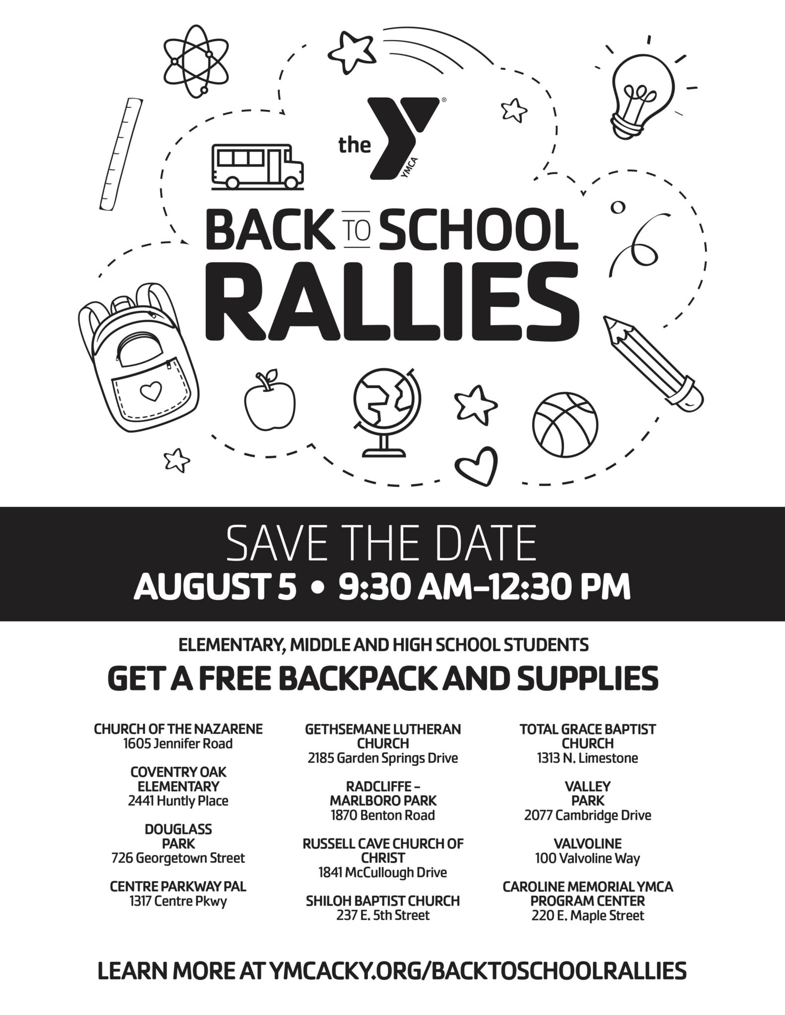 Back To School Rallies LexFun4Kids