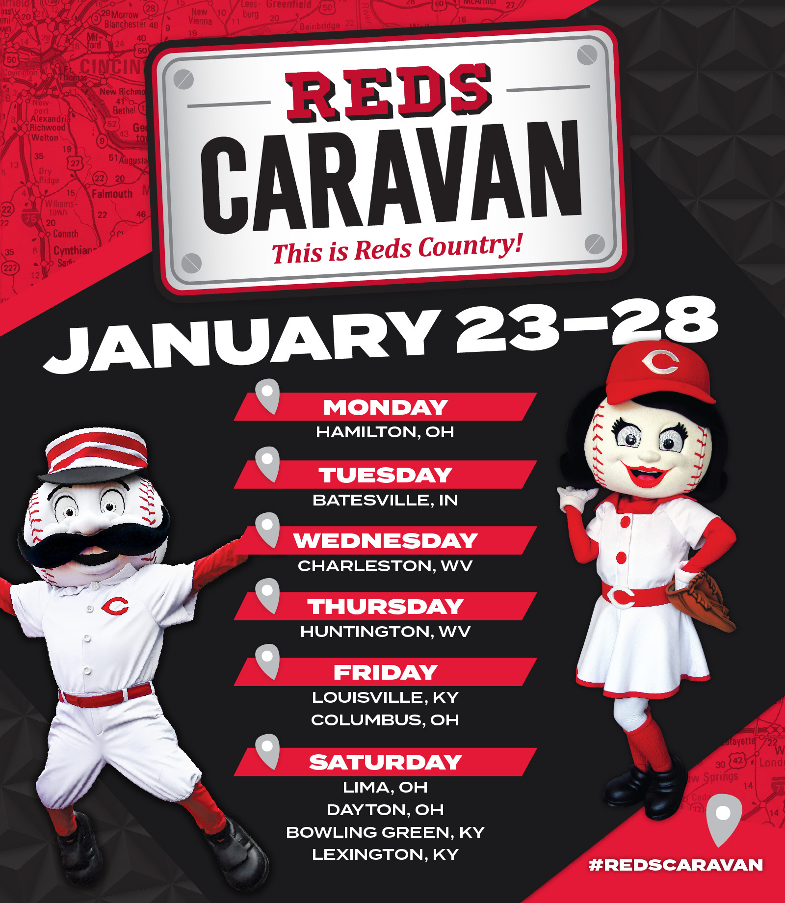 Cincinnati Reds Caravan 2023 LexFun4Kids