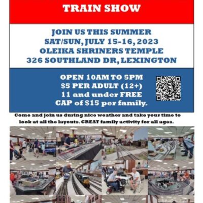 TRAIN SHOW - Bluegrass Model Railroad Club of Lexington