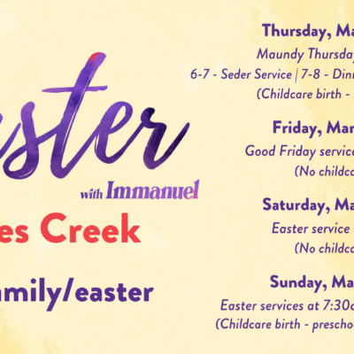 Easter at Immanuel Tates Creek