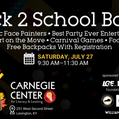 Carnegie Center Back to School Bash