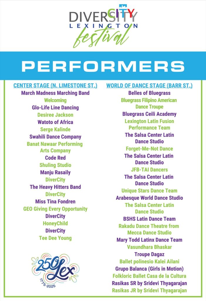 DiverCity 2025 Schedule