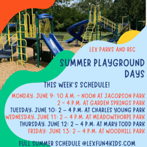 Summer Playground Days Special Program
