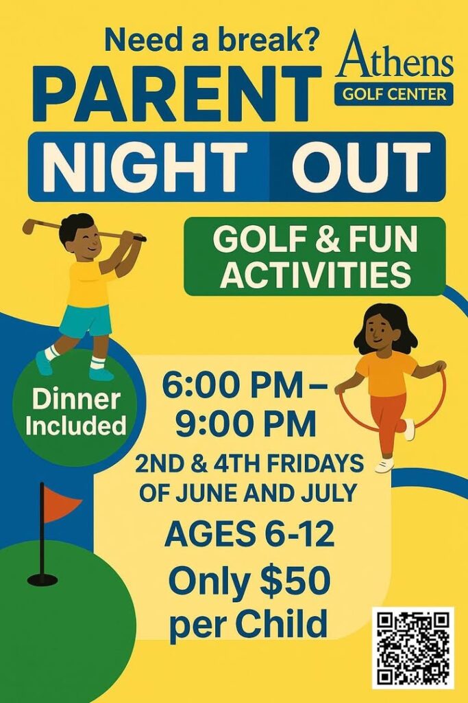 Parents Night Out golf 2025
