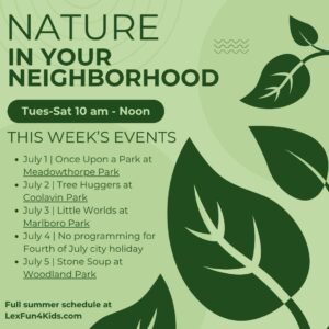 Nature in Your Neighborhood Special Program