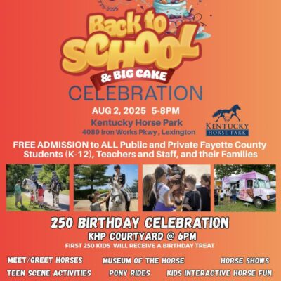 Back to School and Big Cake Celebration
