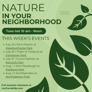 Nature in Your Neighborhood Special Program