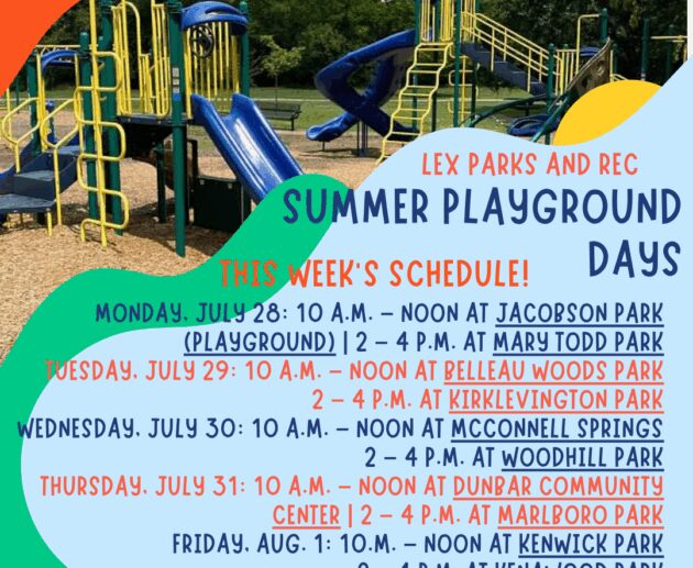 Playground days 072825