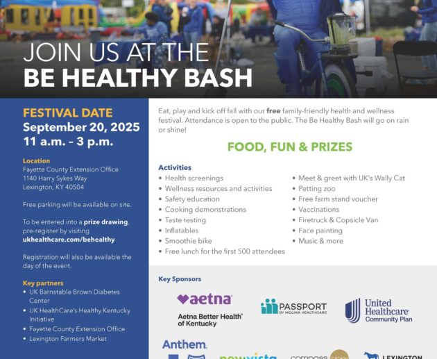 Be Healthy Bash 25
