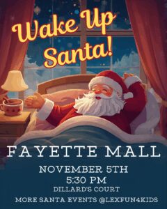 Wake up Santa Fayette Mall 25