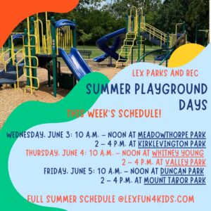 Summer Playground June 1 26