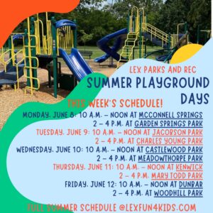 Playground Days June 8 26