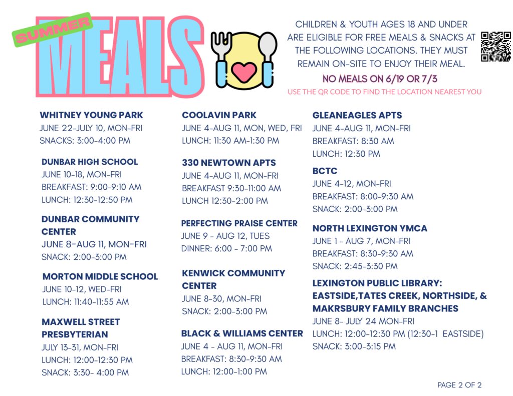 Summer Meals FCPS p 1 26