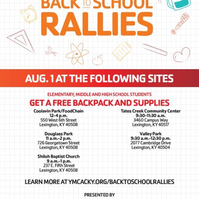 YMCA Back to School Rallies