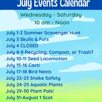 Kentucky Children's Garden Special Daily Event