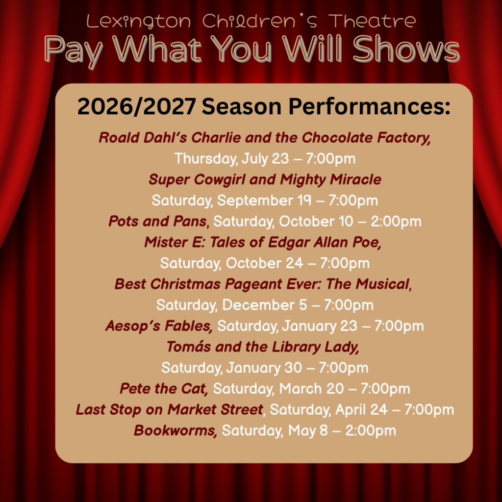 Pay What You Will 2627