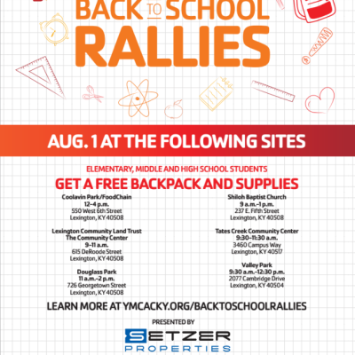 YMCA Back to School Rallies