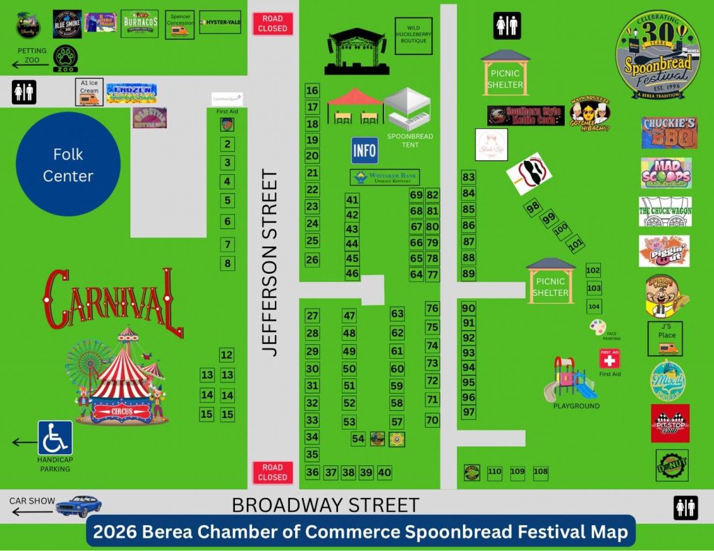 Spoonbread 26 Map